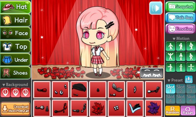 La Vie en Rose Pretty Girl screenshot game