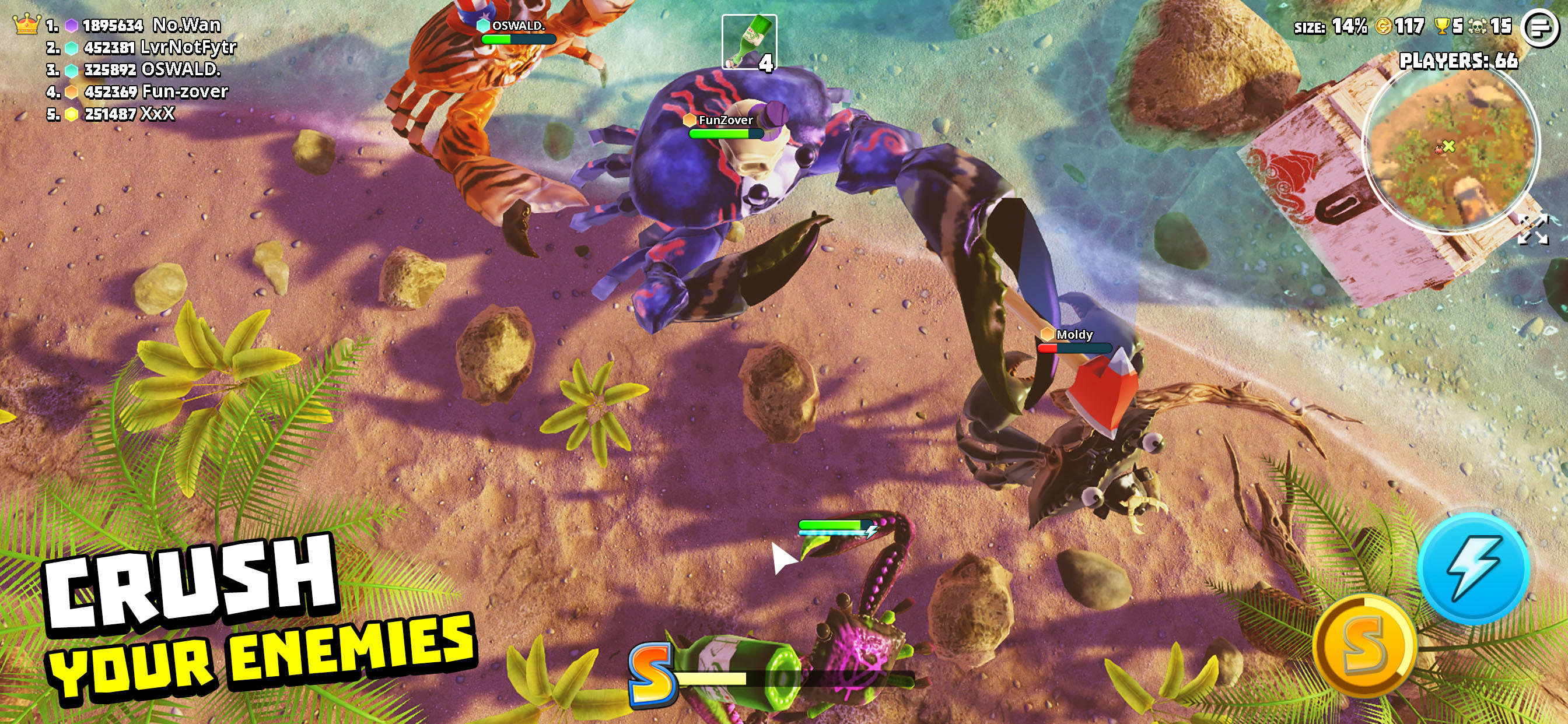 King of Crabs Game Screenshot