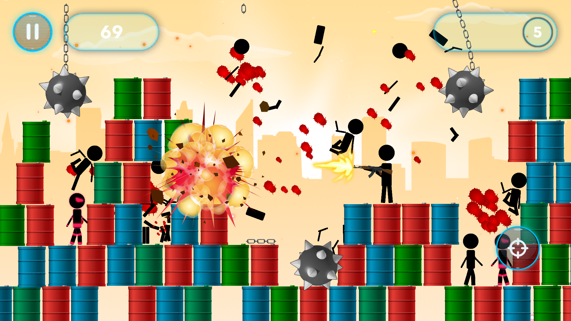 The Grand Stickman Game Screenshot