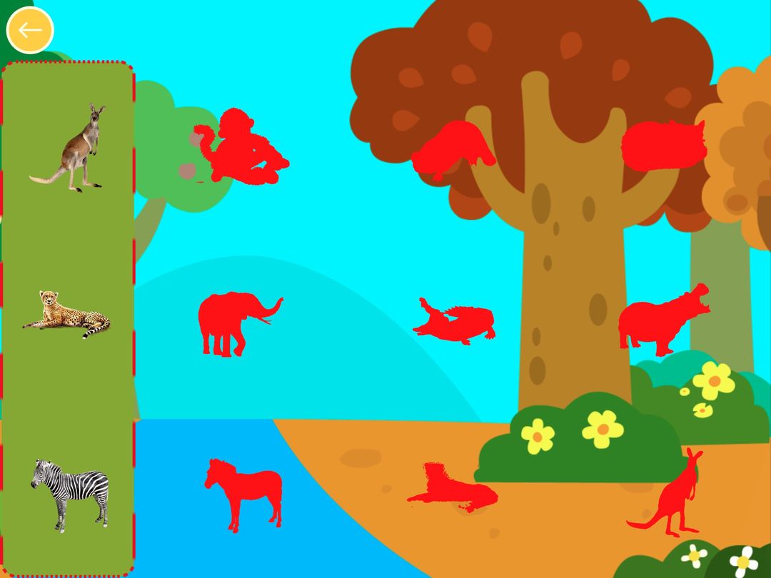 儿童动物贴纸HD-儿童认知早教游戏 게임 스크린 샷
