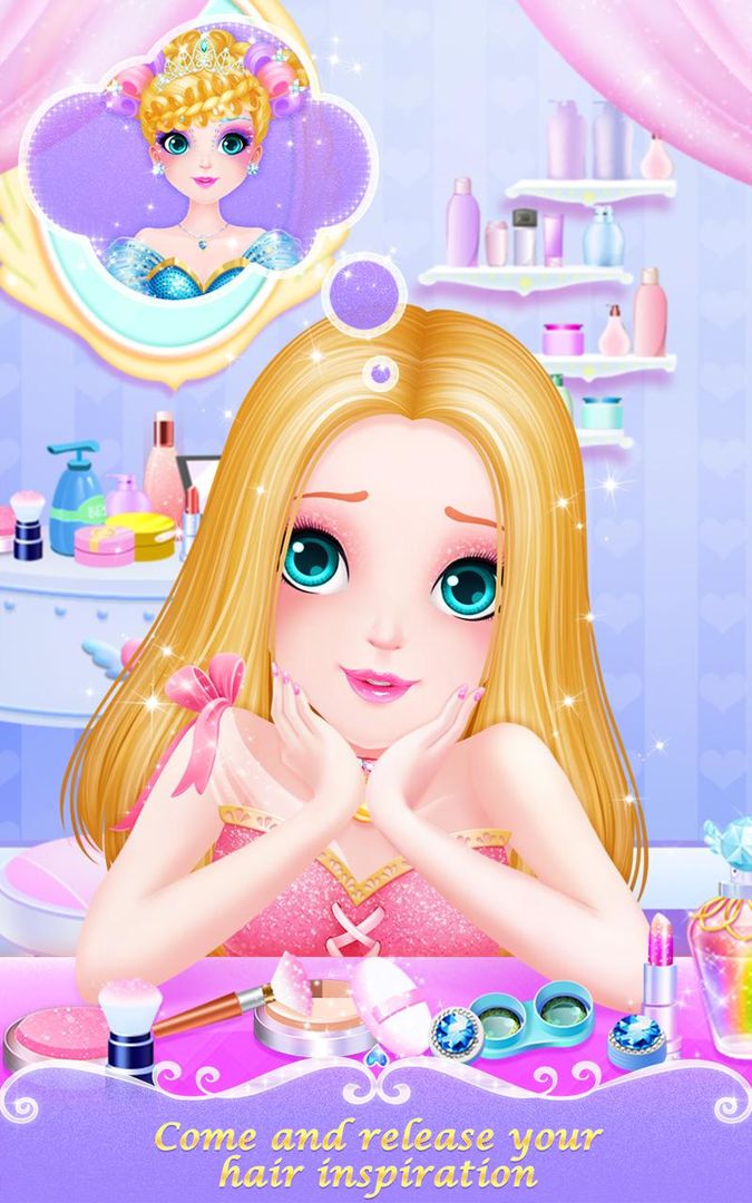 Screenshot of Sweet Princess Hair Salon