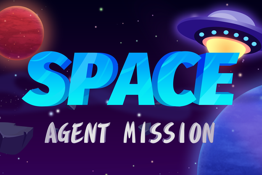 Screenshot of the video of Space Agent Mission