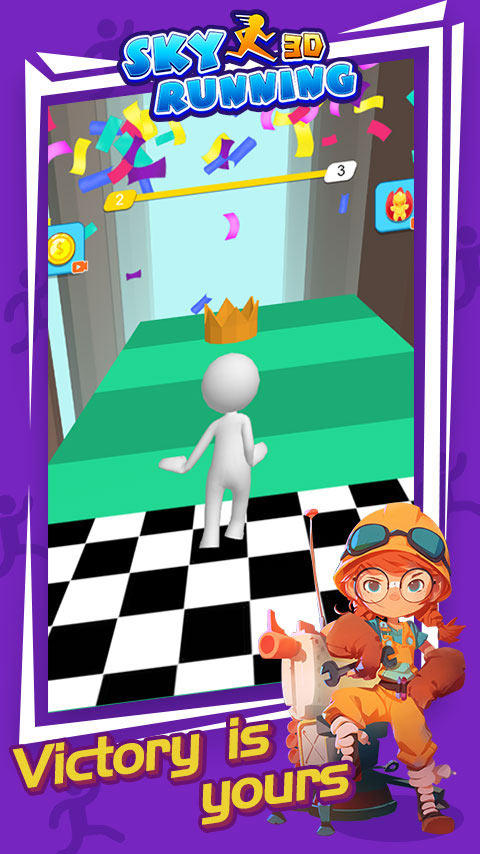 Screenshot of Sky Running 3D