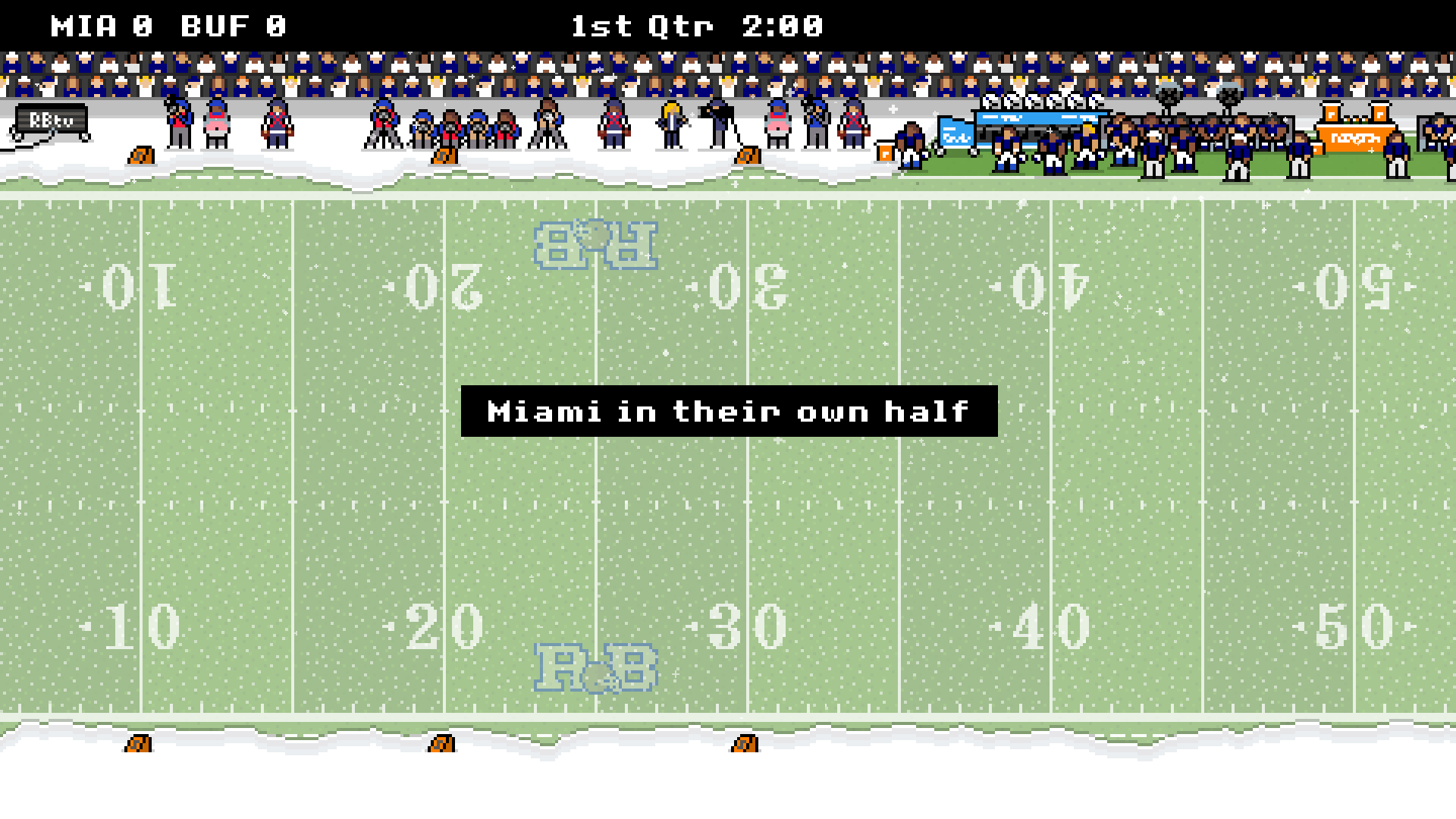 Retro Bowl Game Screenshot