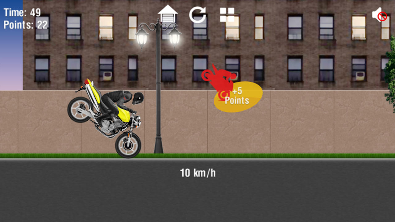 Moto Wheelie 2 Plus Game Screenshot