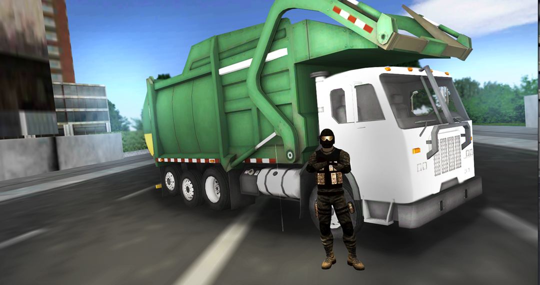 垃圾卡車模擬2016年遊戲截圖
