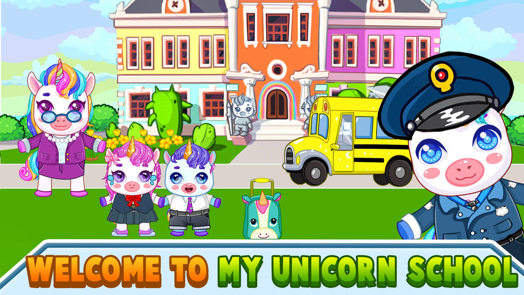 Mini Town: My Unicorn School 게임 스크린 샷