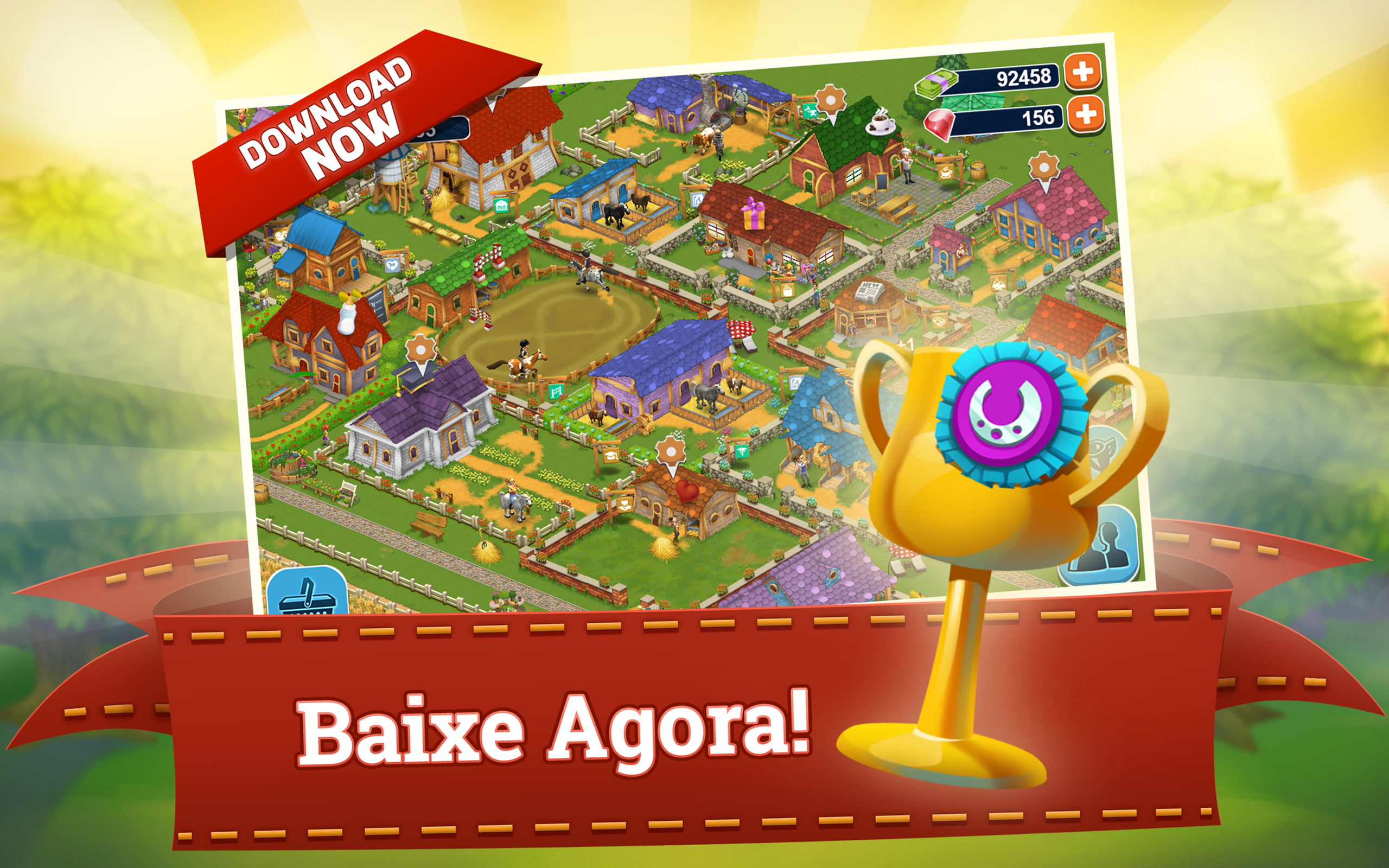 Captura de Tela do Jogo Horse Farm