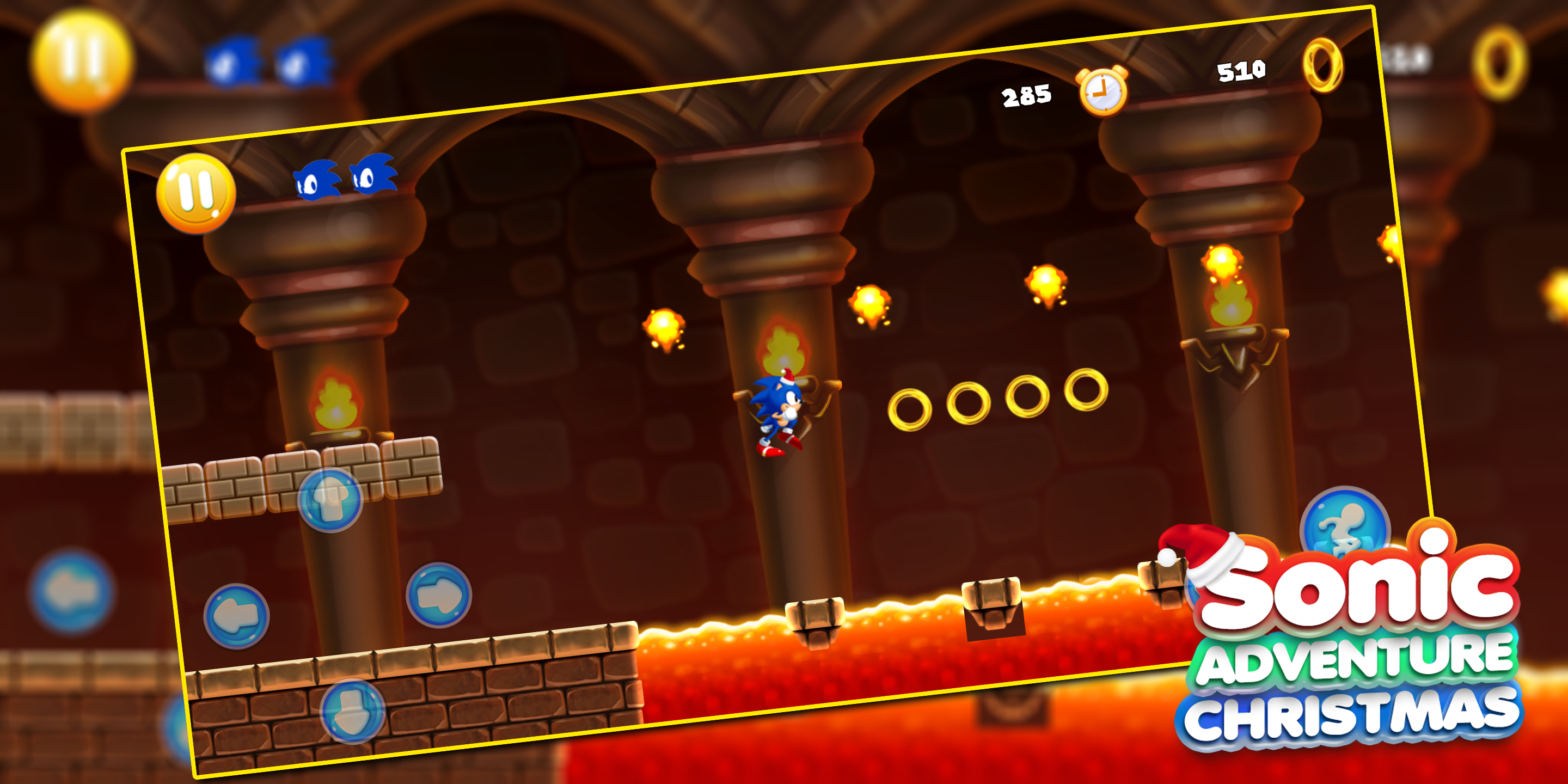 Super Sonic - Snow Adventure Game Screenshot