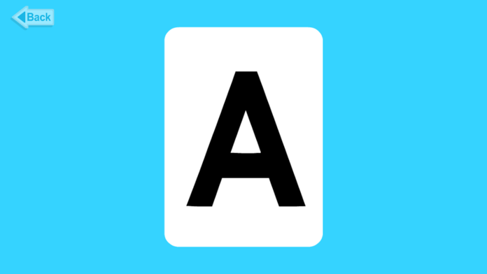 Letters Flashcards - Uppercase Game Screenshot