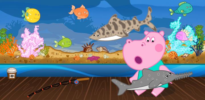Banner of Funny Kids Fishing Games 1.5.8