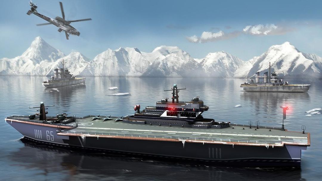 Naval Fury: Warship 3D screenshot game