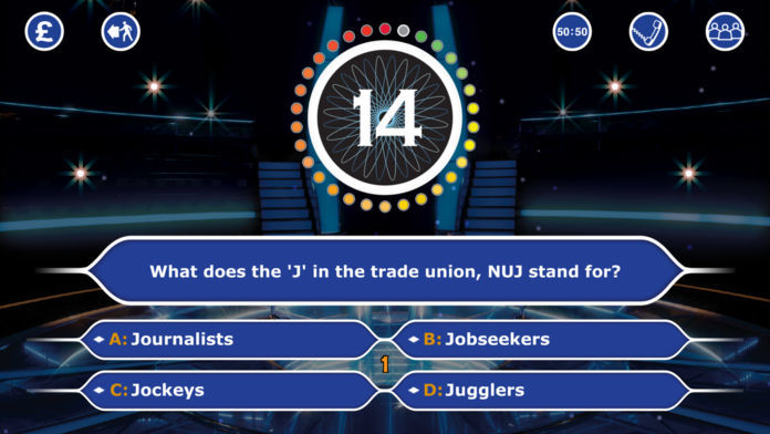 Who Wants To Be A Millionaire screenshot game