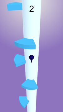Helix Bounce ゲームのスクリーンショット