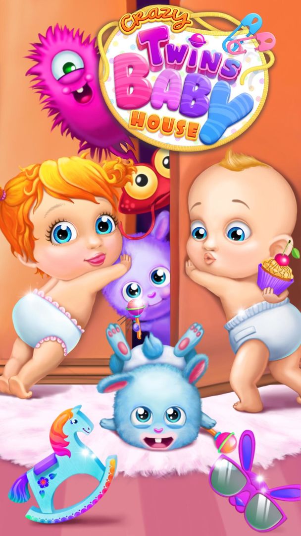 瘋狂雙胞胎寶寶之家遊戲截圖