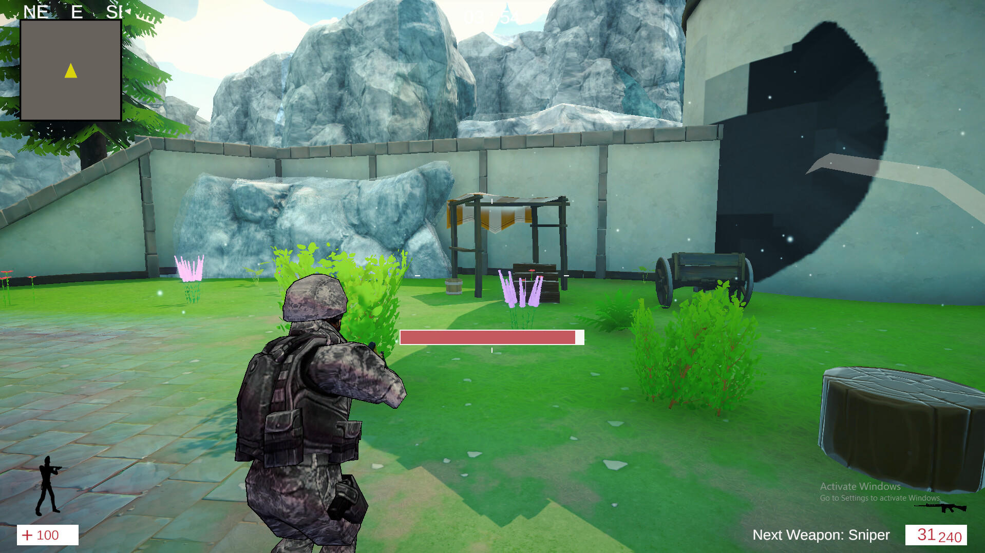Wizards Vs Soldiers And Robots Game Screenshot