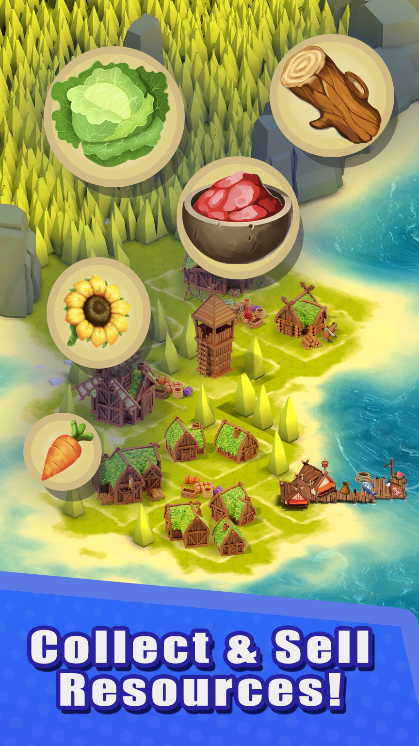 Screenshot 1 of Idle Islands Empire: Building  1.2.3
