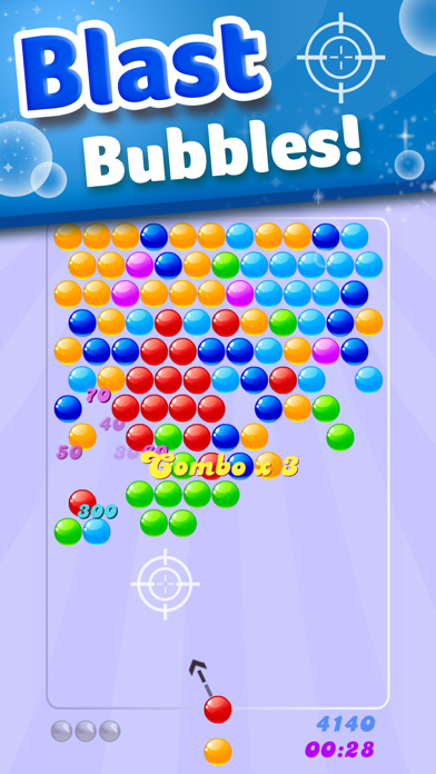 Bubble Shooter! Tournaments Game Screenshot