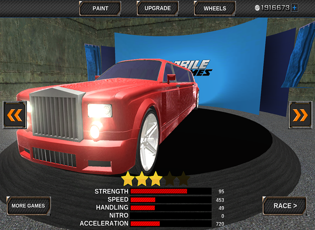 3D Limousine Simulator 2016 Game Screenshot