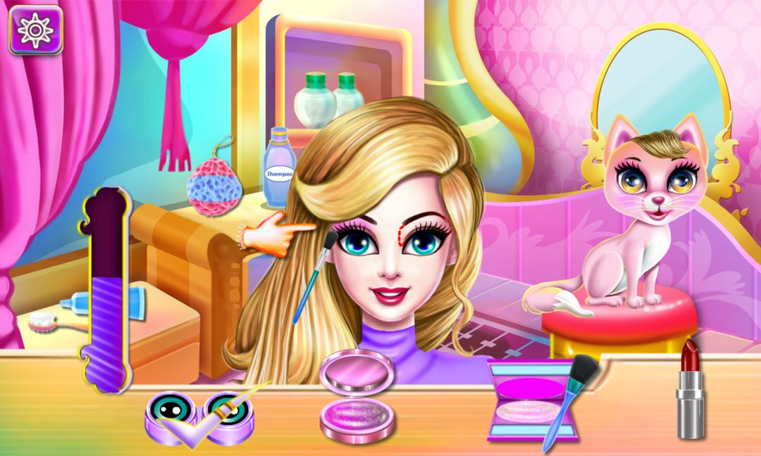 Princess Kim and Her Cute Kitty Cat screenshot game