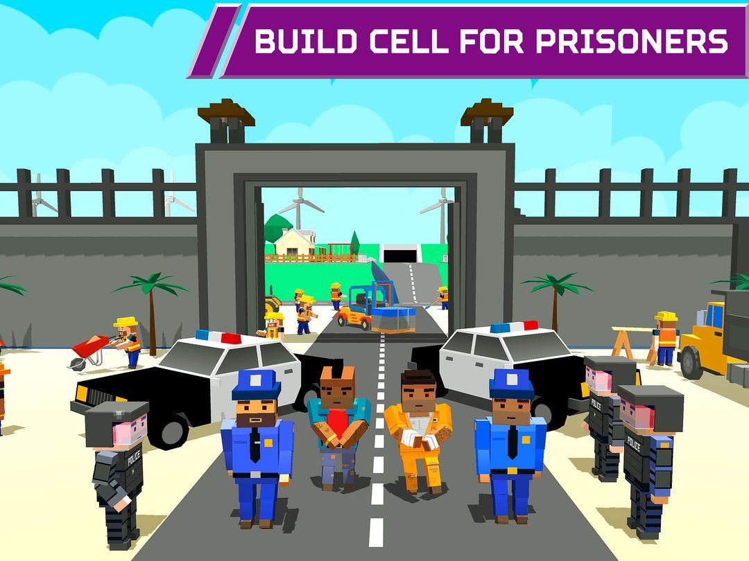 監獄施工新建築遊戲截圖