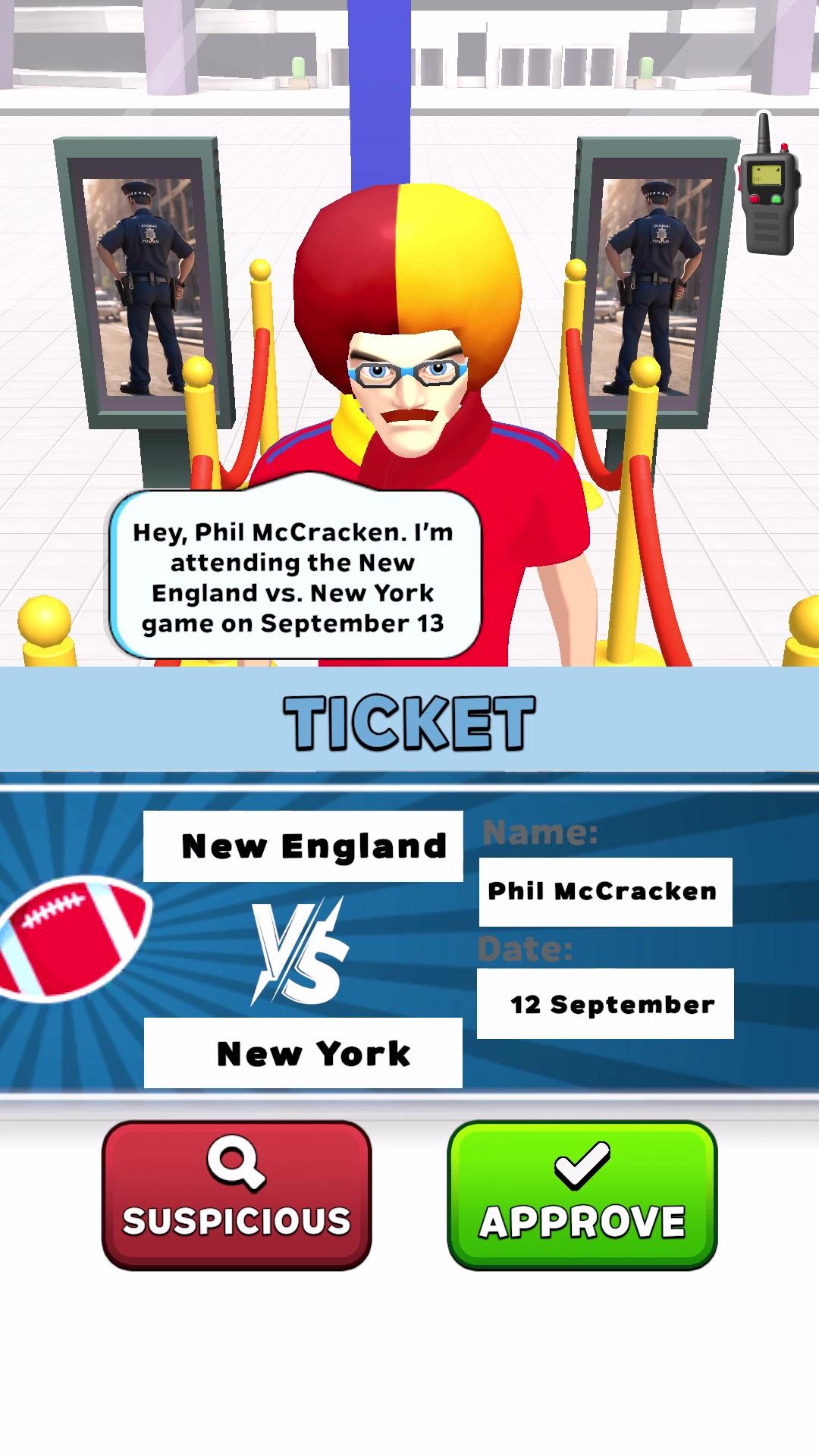 Football Giant - Police Chief Game Screenshot