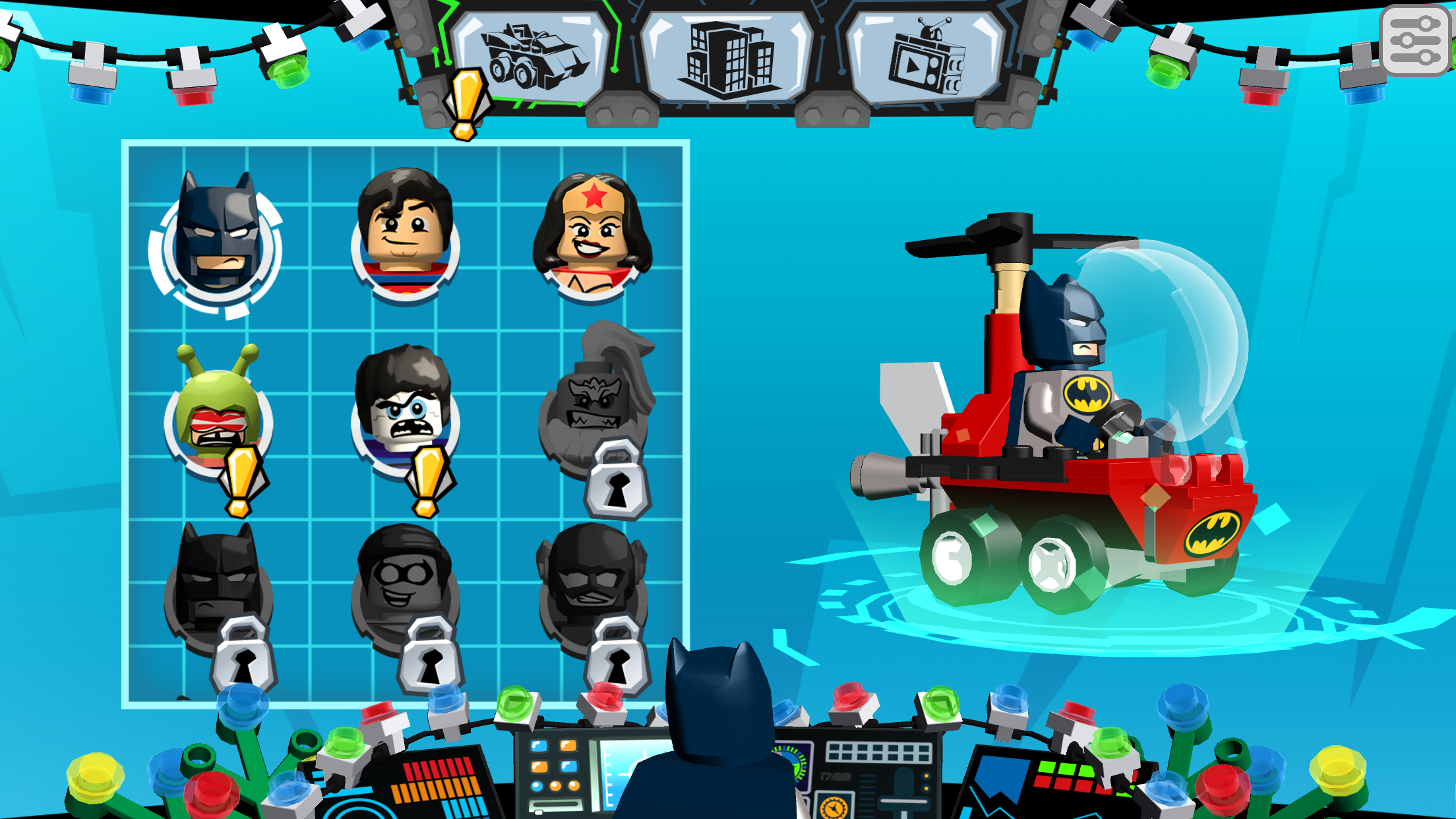 Screenshot of LEGO® DC Mighty Micros - free Batman™ racing game