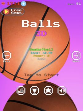 Balls 3D Game Screenshot