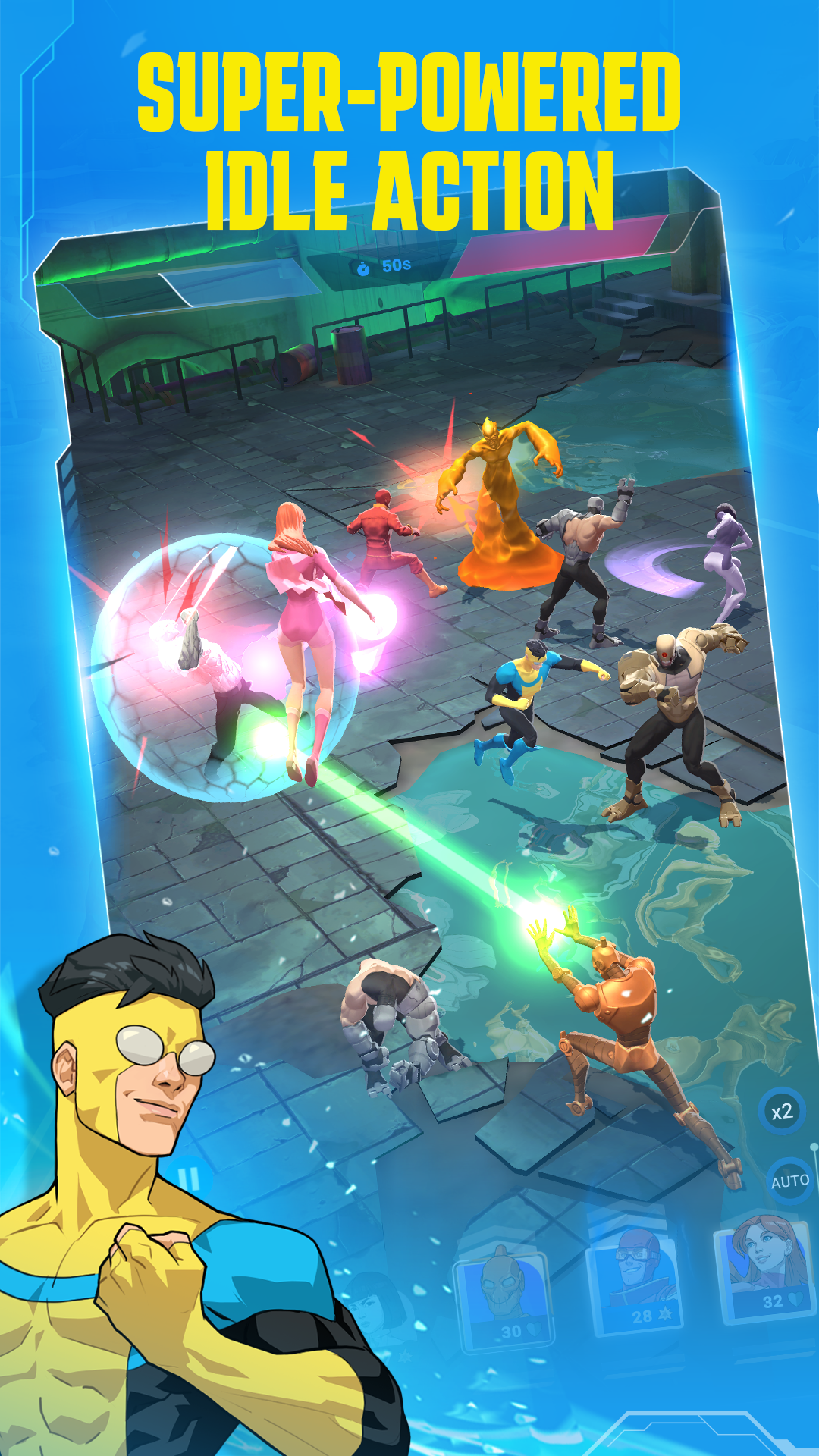 Invincible: Guarding the Globe ภาพหน้าจอเกม