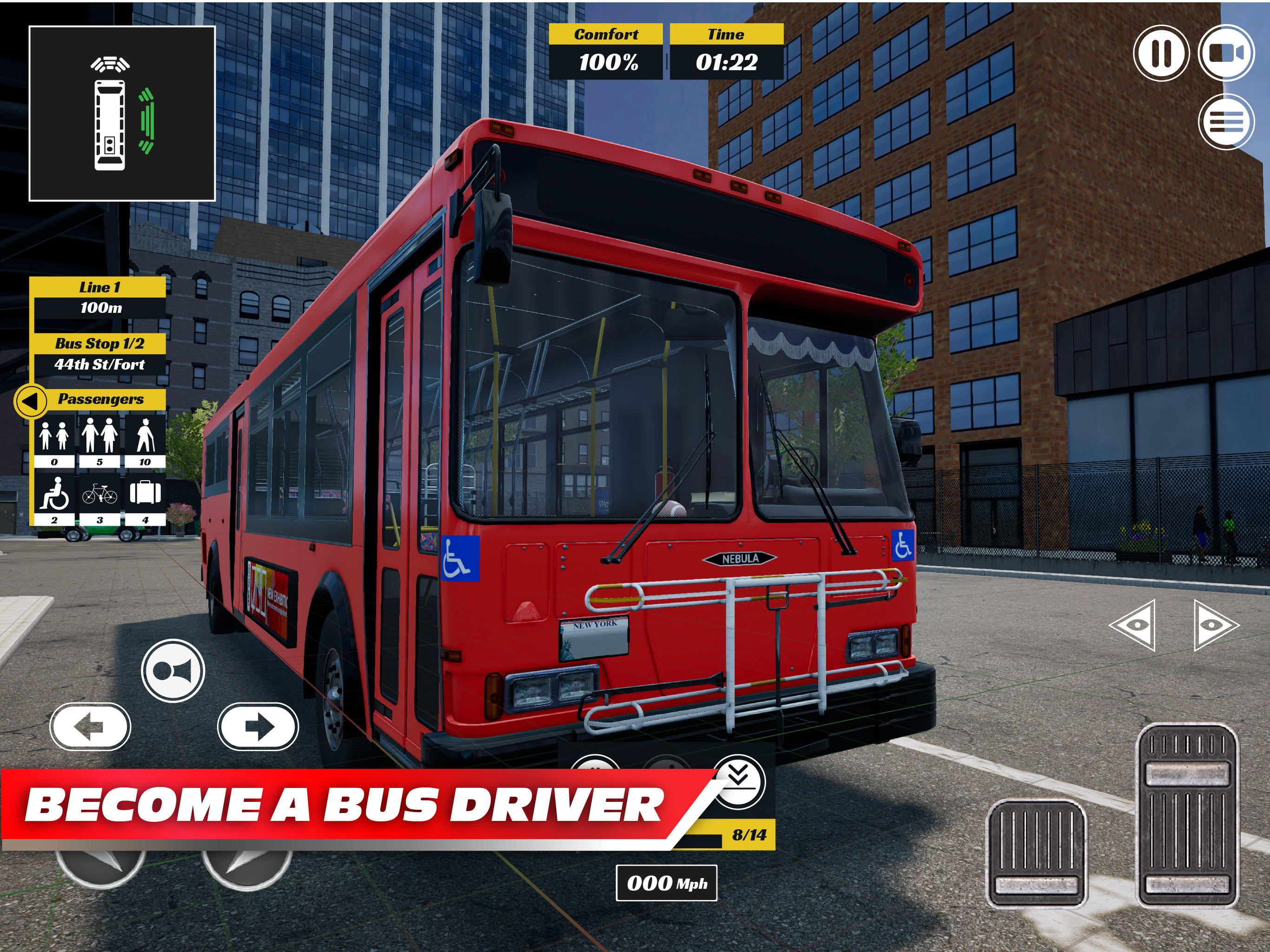 BUS Simulator PRO Urban Rivals Game Screenshot