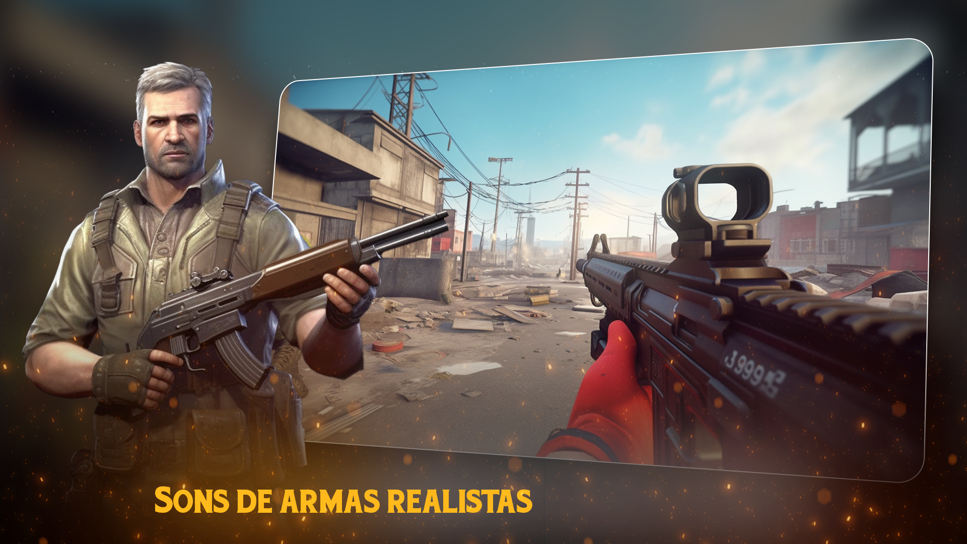 Captura de Tela do Jogo FPS Shooter・Gun Shooting Games