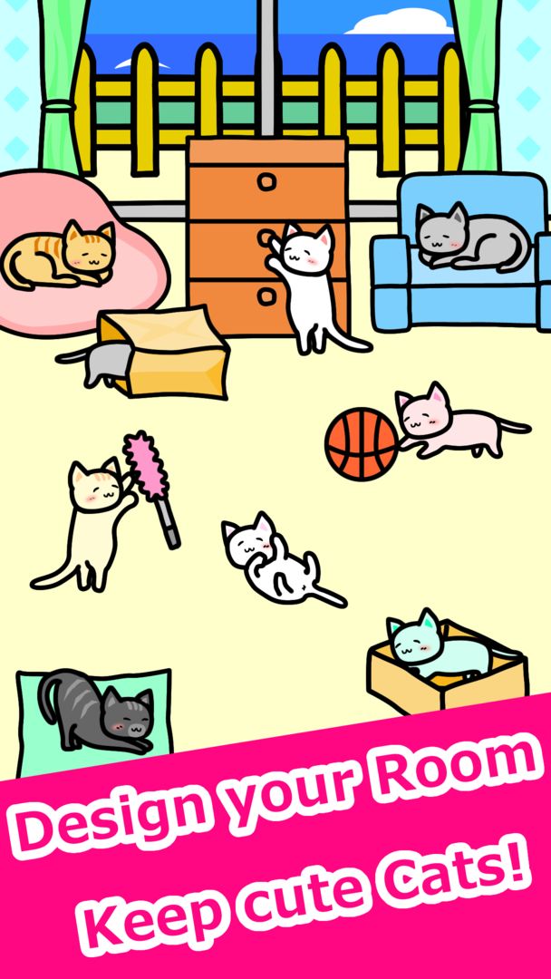 Life with Cats - relaxing game 게임 스크린 샷