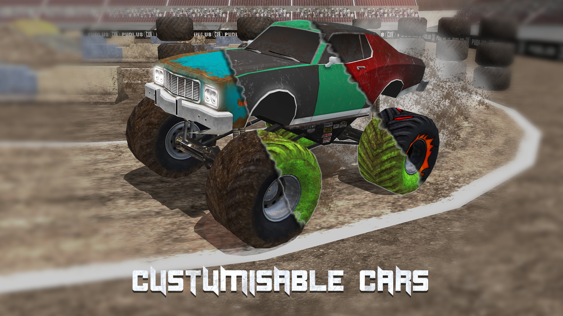 Monster Truck Race Game Screenshot