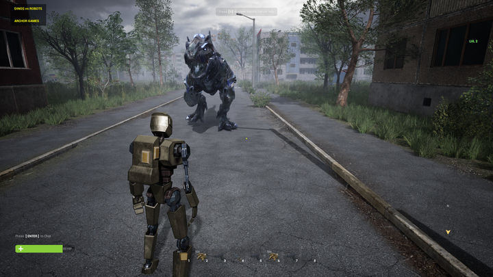 Screenshot 1 of DINOS vs ROBOTS 
