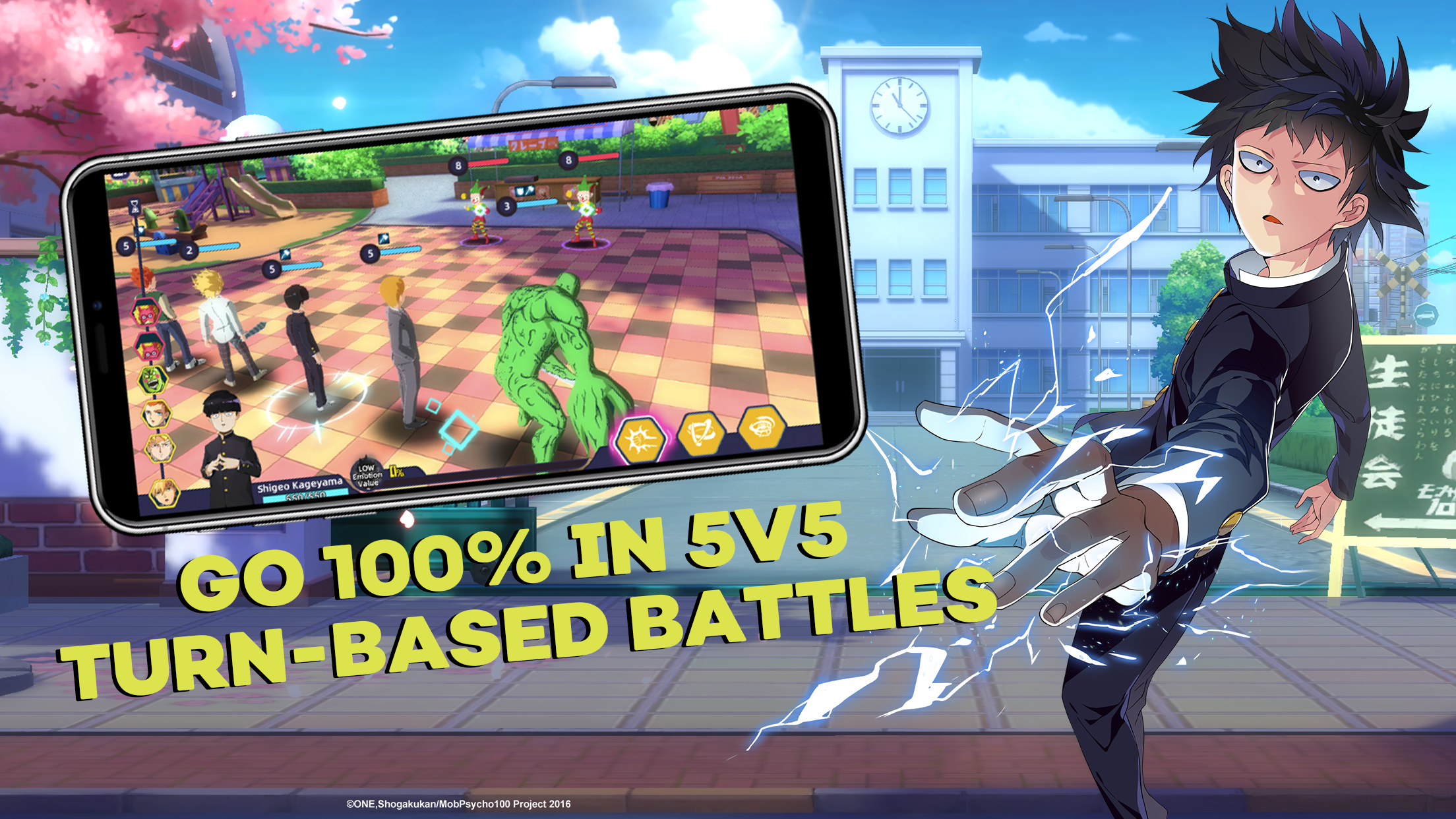 Mob Psycho 100: Psychic Battle Game Screenshot