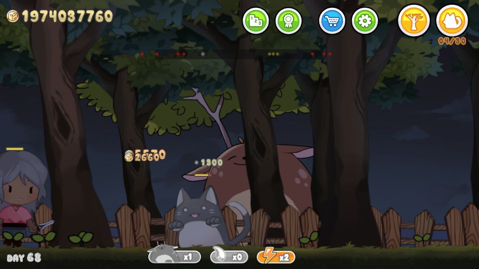 Screenshot of Cat in the woods