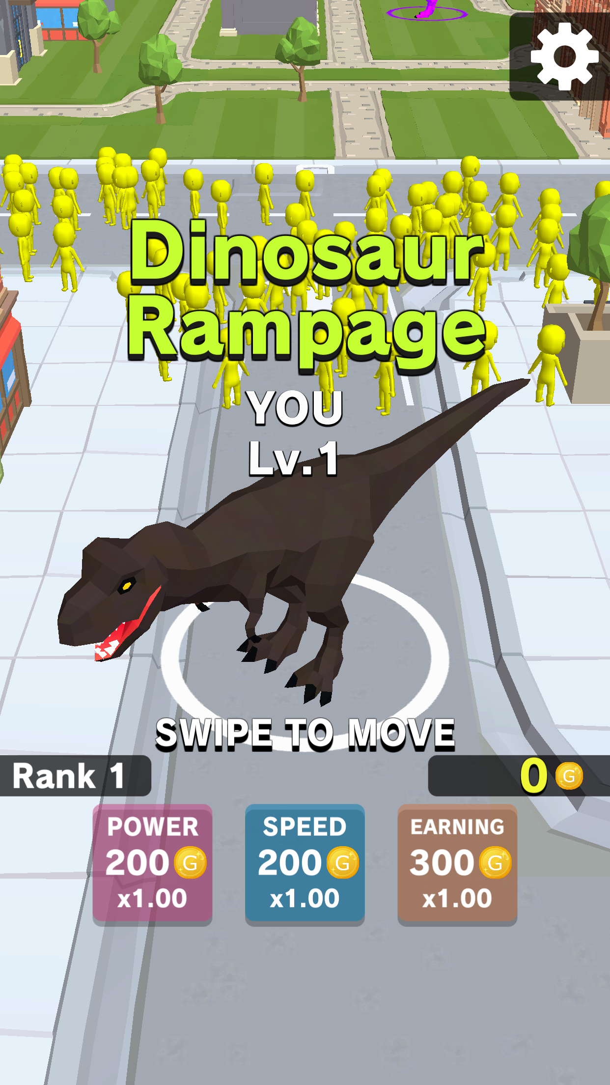 Screenshot 1 of cơn thịnh nộ của khủng long 5.0.7