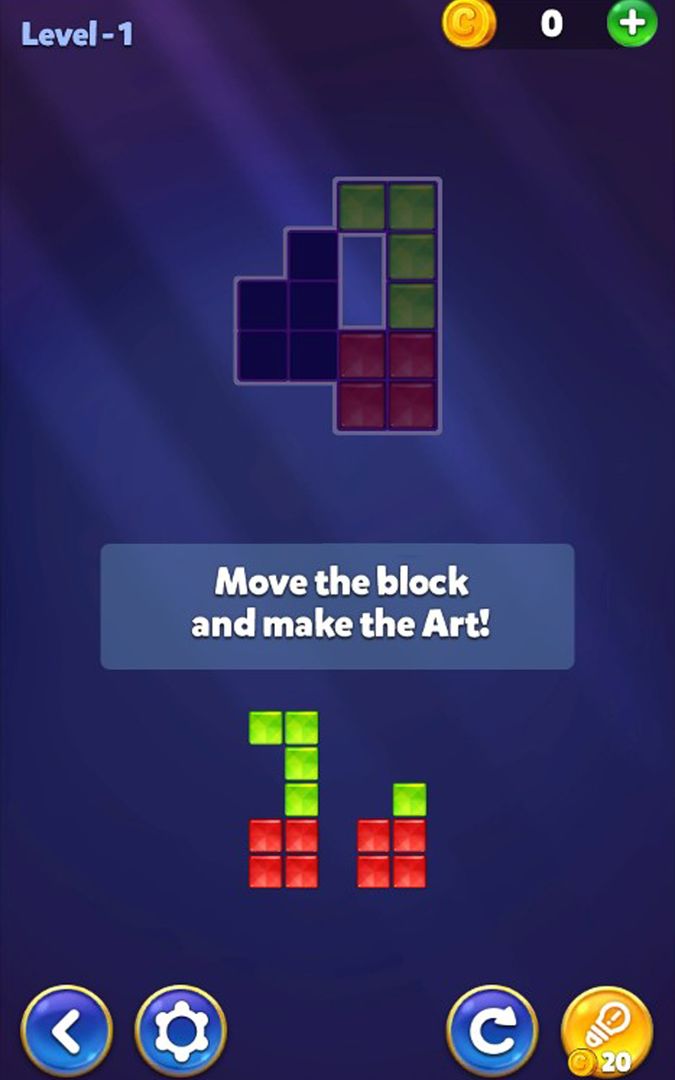 Block! Art Puzzle ภาพหน้าจอเกม