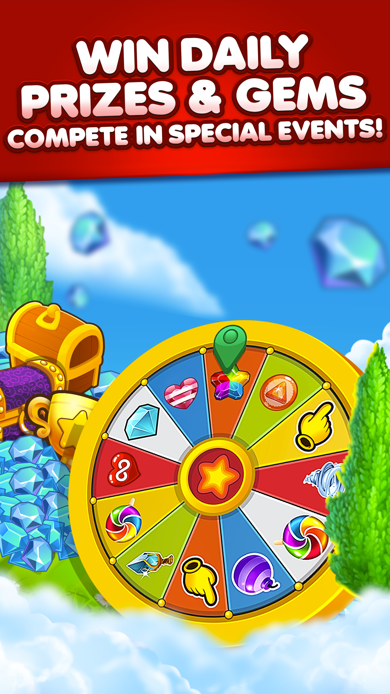 Addictive Gem - Match 3 Games Game Screenshot