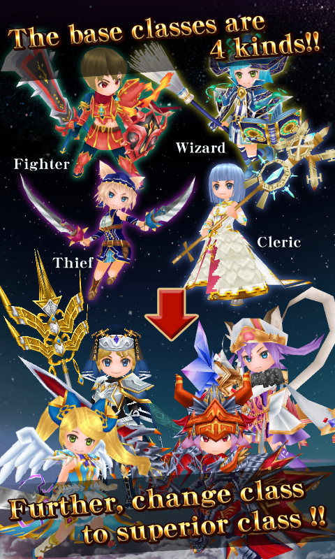 RPG Elemental Knights R (MMO) Game Screenshot