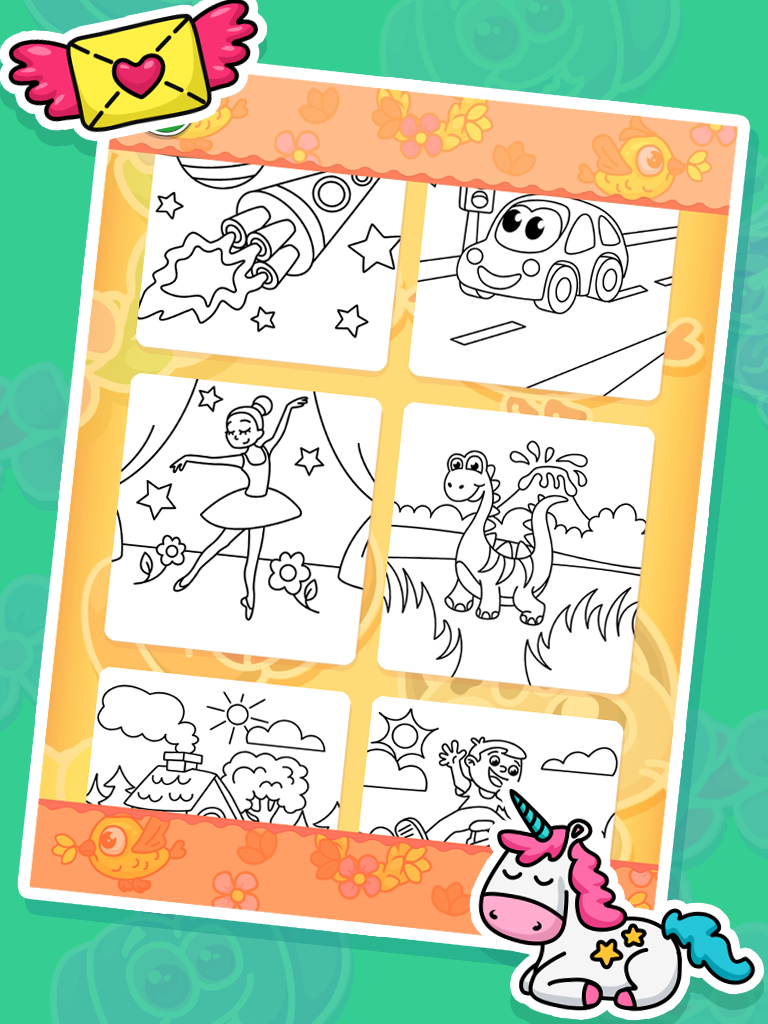 Скриншот игры Coloring games : coloring book