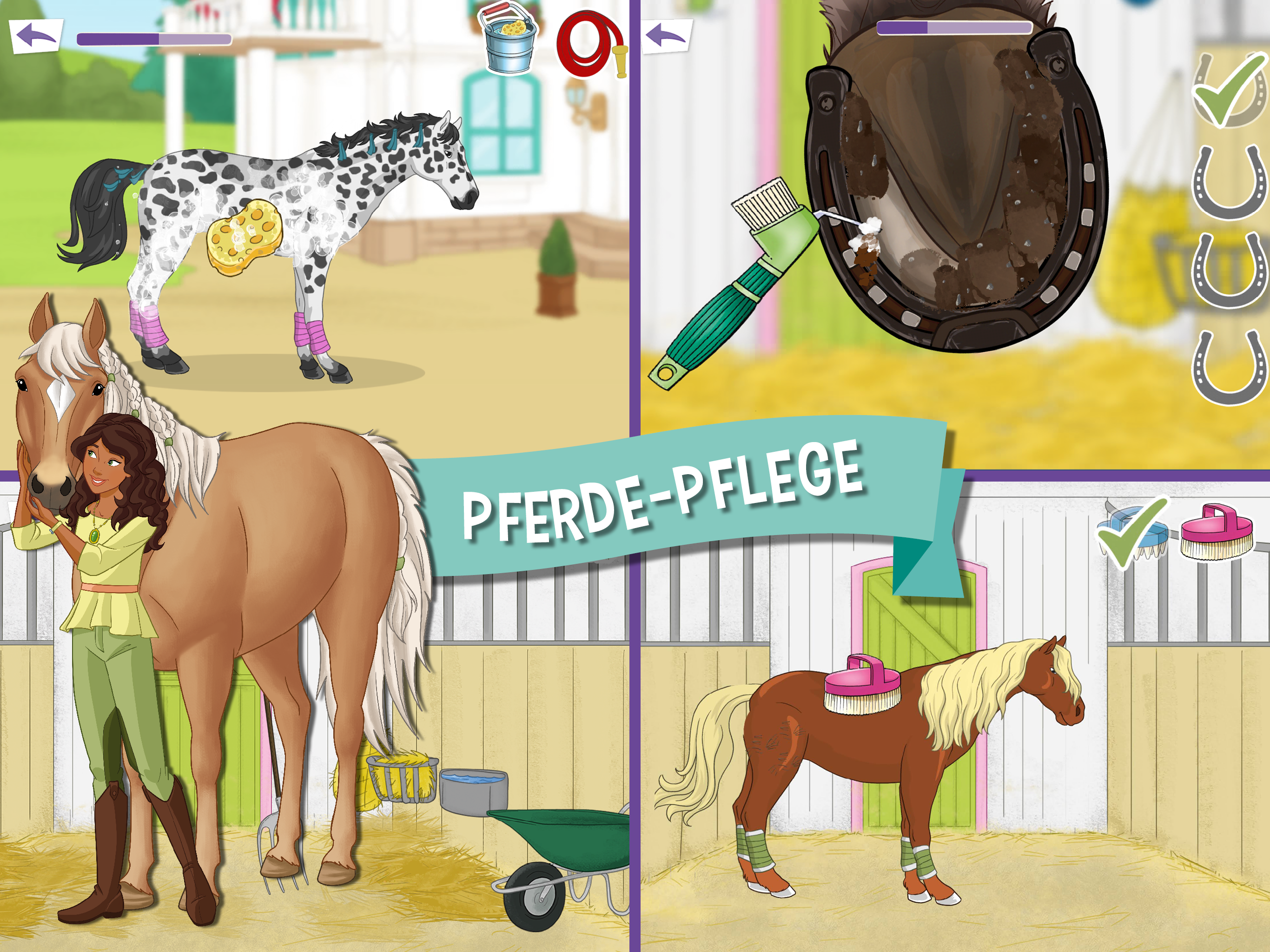 Captura de Tela do Jogo HORSE CLUB Pferde-Abenteuer