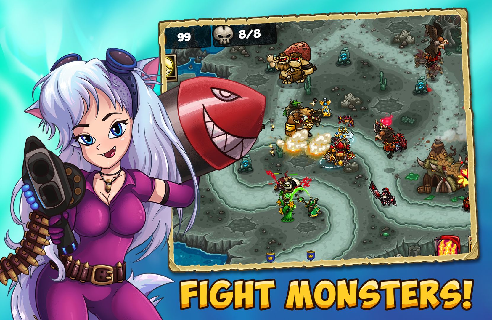 Screenshot of Booblyc TD survival - Realm Tower Defense Strategy