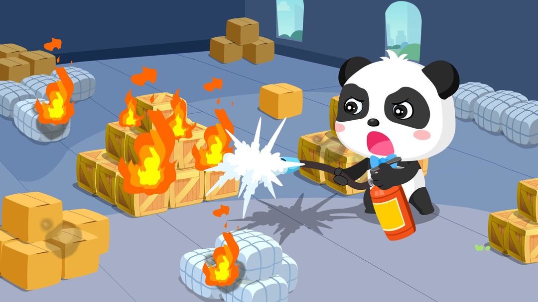 Screenshot of Baby Panda Earthquake Safety 2