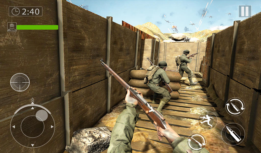 D-Day World War 2 Army Games Game Screenshot
