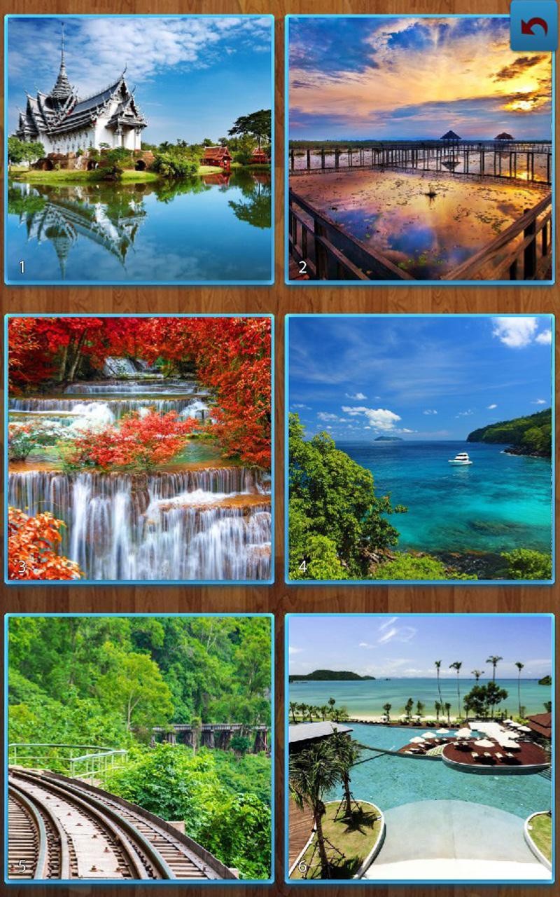 Скриншот игры Thailand Jigsaw Puzzles