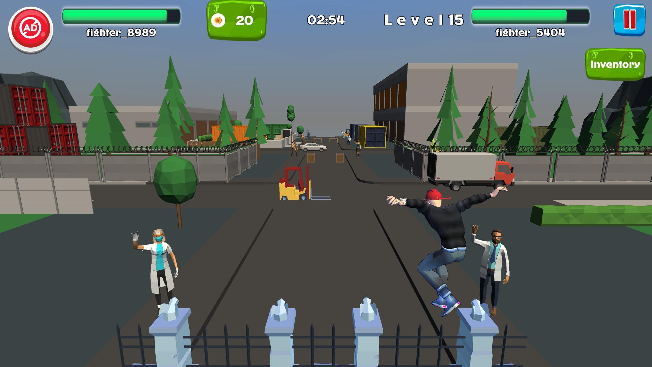 Bubble King Fight Game Screenshot