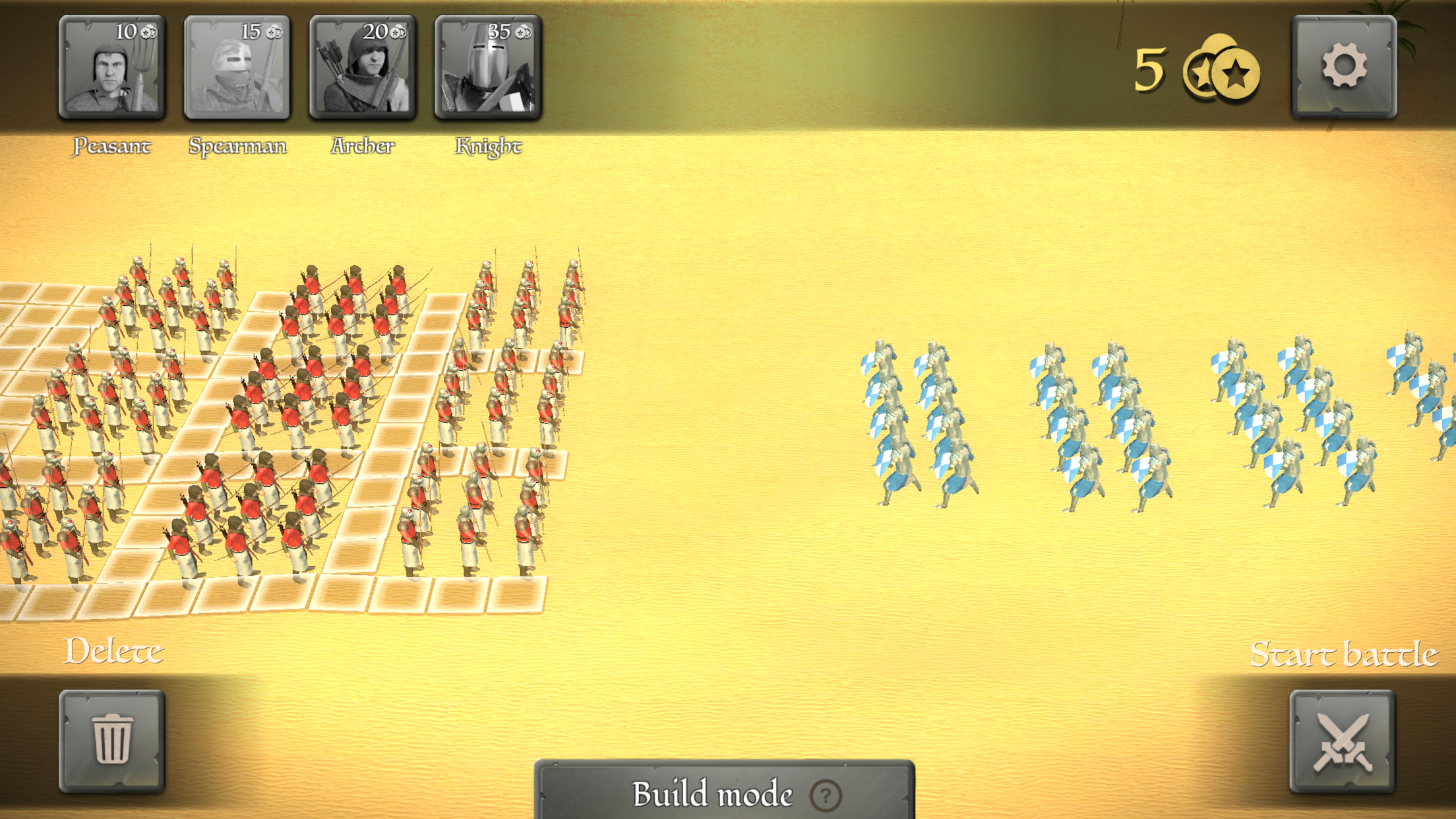 Knights of Europe 4 Game Screenshot