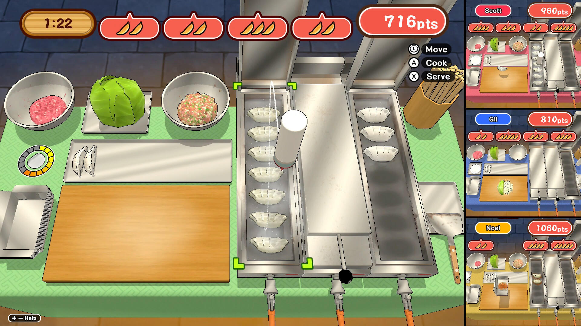 Cuplikan Layar Game Make it! Gyoza
