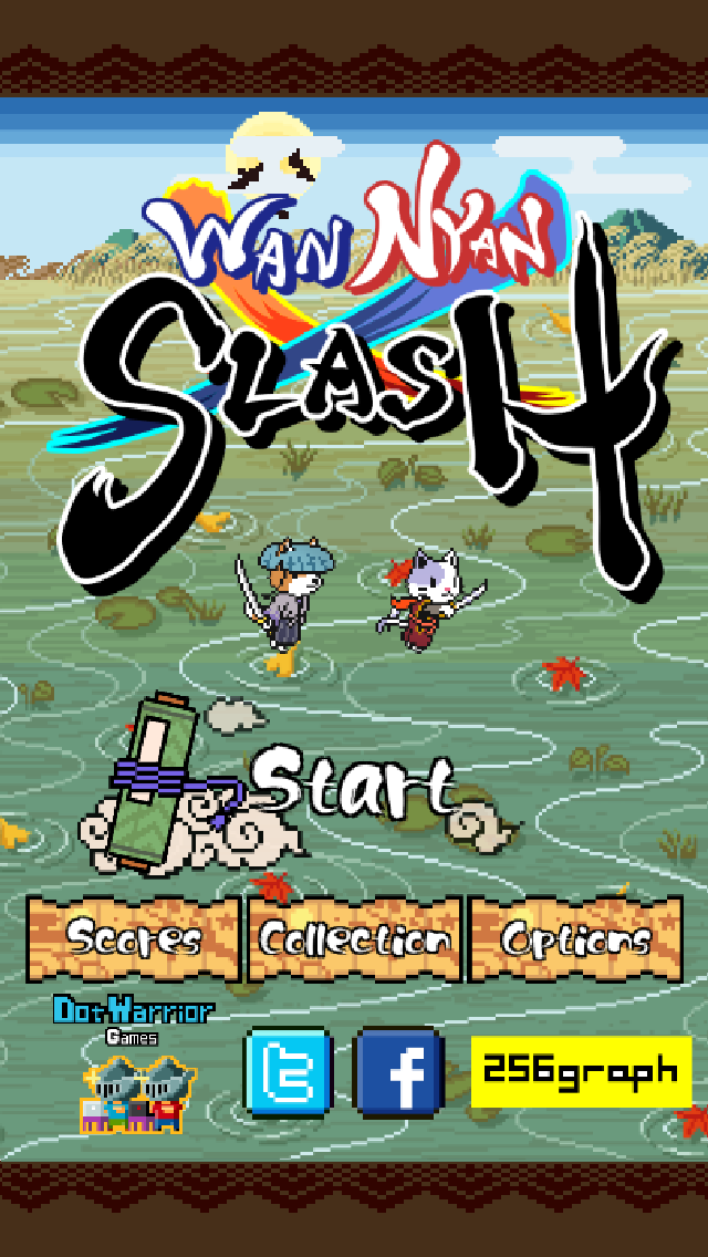 Wan Nyan Slash Game Screenshot